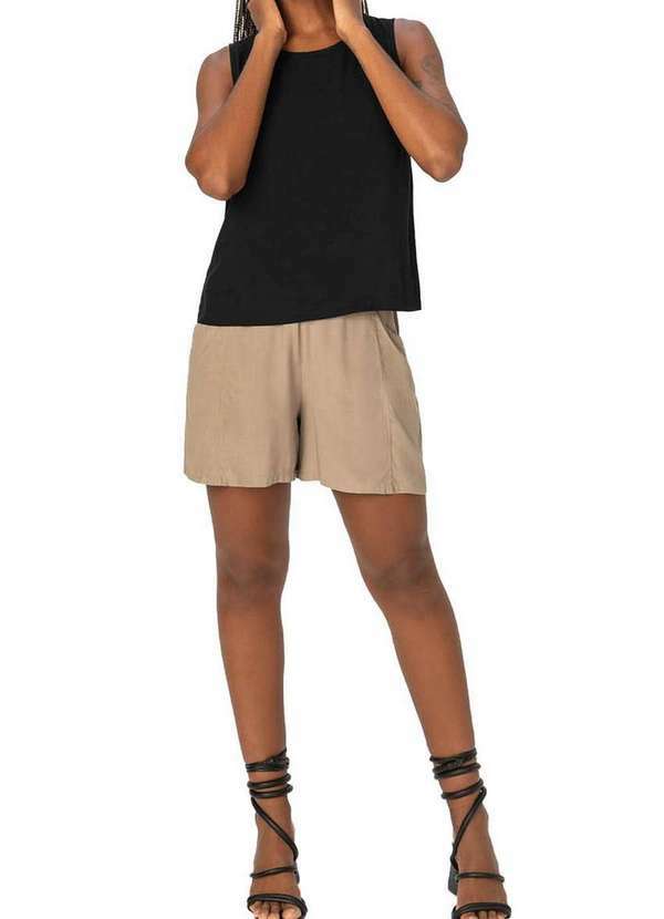 Malwee - Blusa Feminina Regata Malwee 1000120772 00004-Preto 3