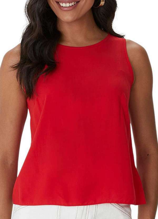 Malwee - Blusa Feminina Regata Malwee 1000120772 02226-Vermelho