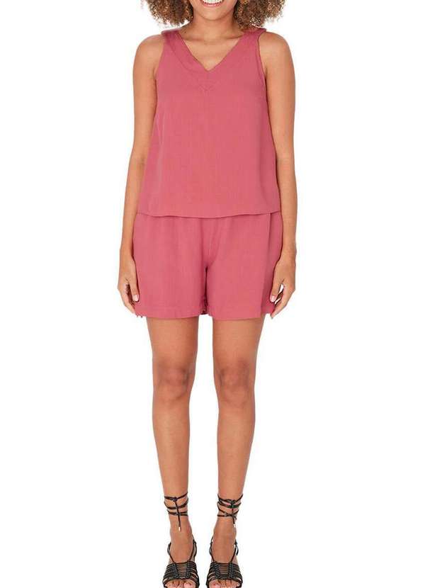 Malwee - Blusa Feminina Regata Malwee 1000120867 00155-Rosa 4