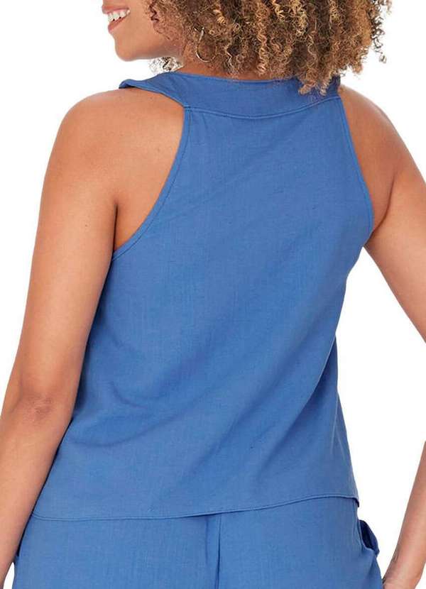 Malwee - Blusa Feminina Regata Malwee 1000120867 00964-Azul 2