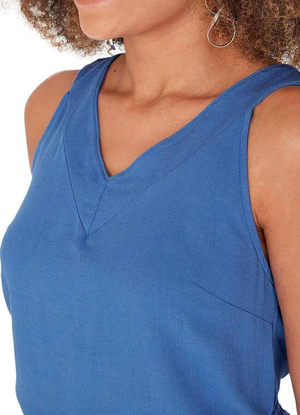 Malwee - Blusa Feminina Regata Malwee 1000120867 00964-Azul 3