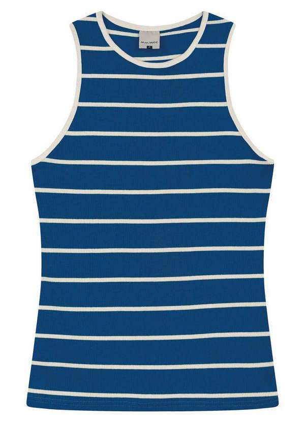 Malwee - Blusa Feminina Regata Malwee 1000123841 Dt46a-Azul 2