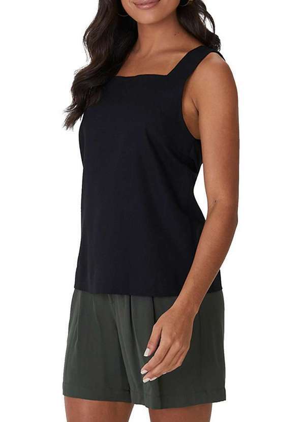 Malwee - Blusa Feminina Regata Malwee 1000128157 00004-Preta 4