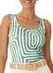 Malwee - Blusa Feminina Regata Malwee 1000131771 00383-Off-White - variação: Dw48b-Verde
