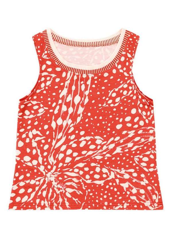 Malwee - Blusa Feminina Regata Malwee 1000132924 Dw40b-Laranja 2