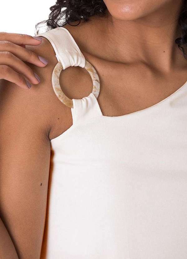 Malwee - Blusa Feminina Regata Malwee 1000132930 01739-Off-White 3