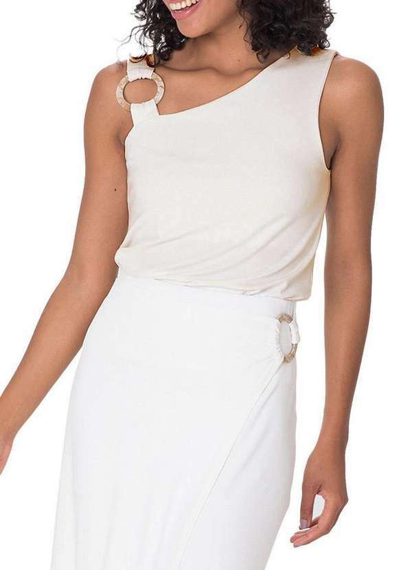 Malwee - Blusa Feminina Regata Malwee 1000132930 01739-Off-White 4