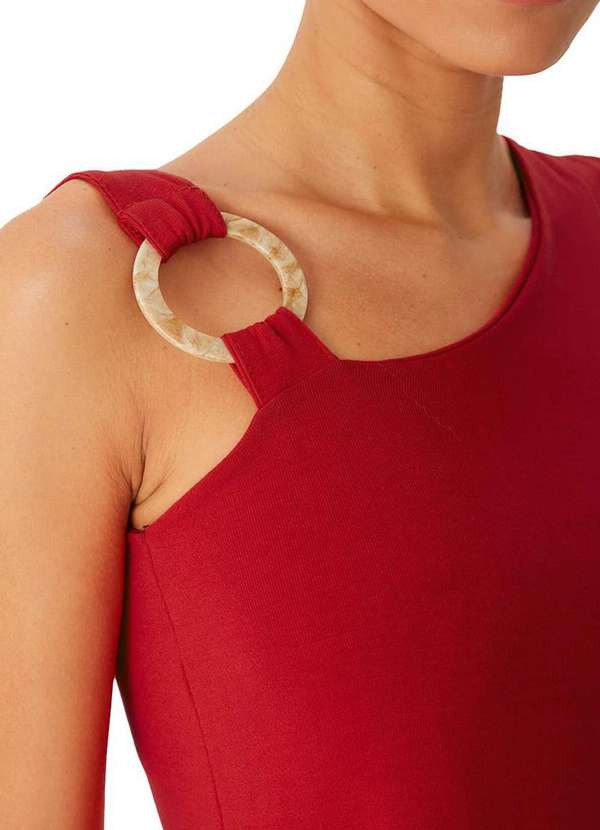 Malwee - Blusa Feminina Regata Malwee 1000132930 02226-Vermelho 3