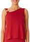 Malwee - Blusa Feminina Regata Malwee 1000132930 01739-Off-White - variação: 02226-Vermelho