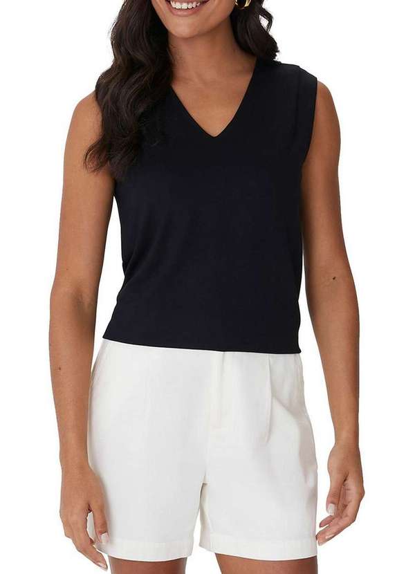 Malwee - Blusa Feminina Regata Malwee 1000132931 00004-Preta 4