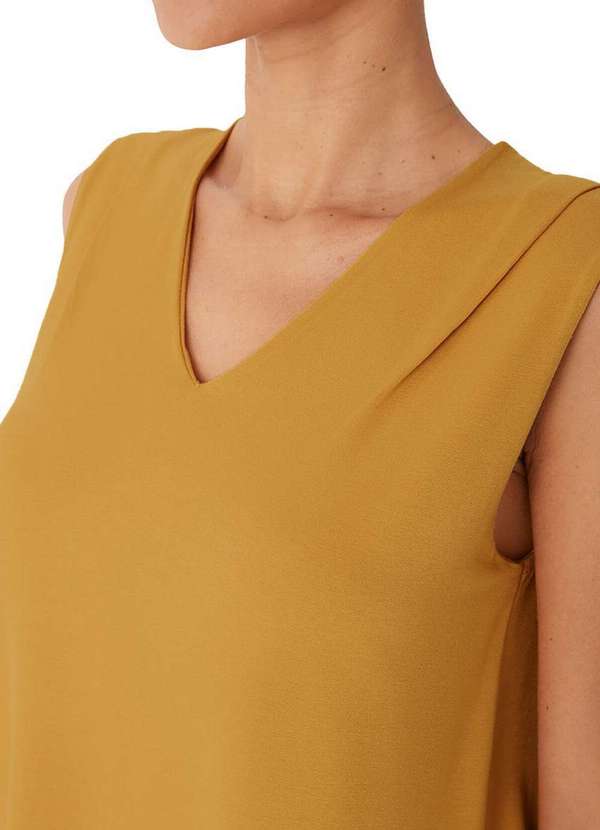 Malwee - Blusa Feminina Regata Malwee 1000132931 00397-Mostarda 3