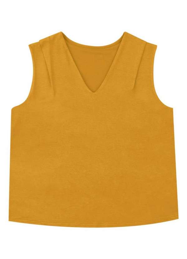 Malwee - Blusa Feminina Regata Malwee 1000132931 00397-Mostarda 5