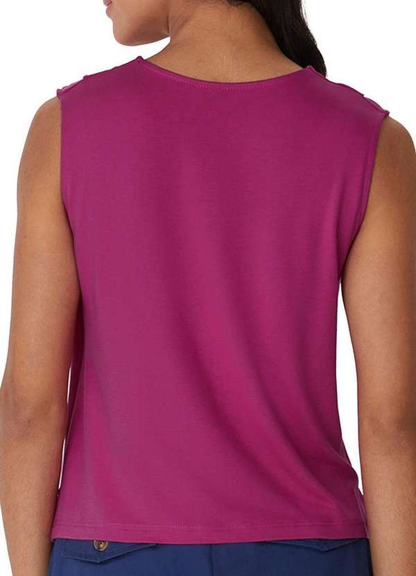 Malwee - Blusa Feminina Regata Malwee 1000132931 00914-Fucsia 2