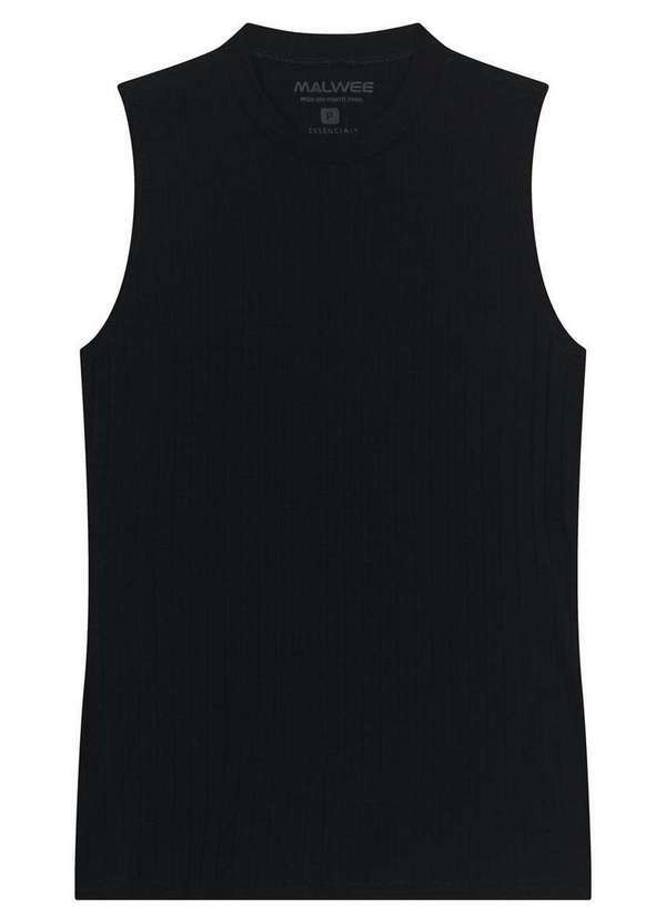 Malwee - Blusa Feminina Regata Malwee 1000133622 00004-Preto