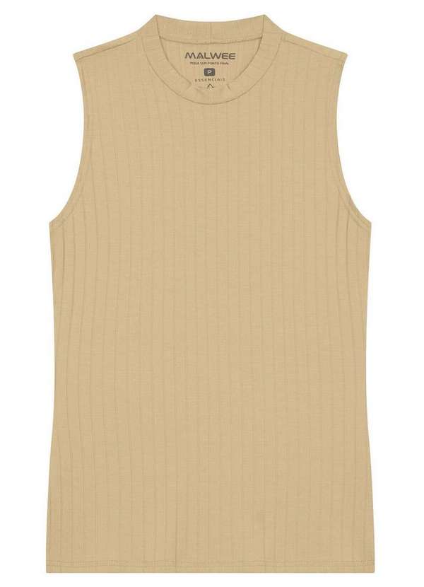 Malwee - Blusa Feminina Regata Malwee 1000133622 70032-Bege 2