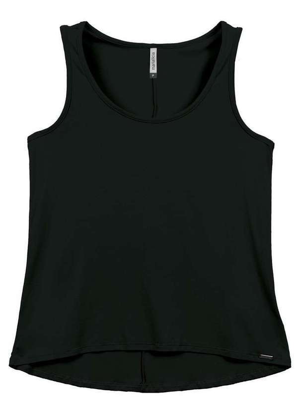 Marialícia - Blusa Feminina Regata Marialica 52251 7001-Preto