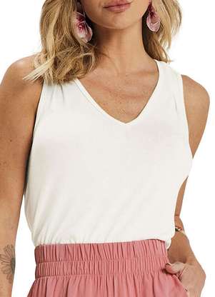 Marialícia - Blusa Feminina Regata Marialicia 184072 - MARIALÍCIA