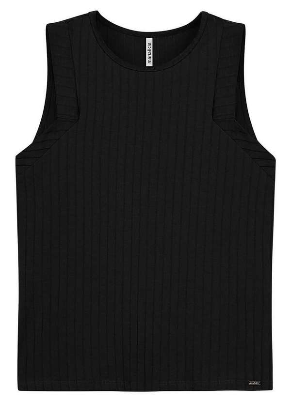 Marialícia - Blusa Feminina Regata Marialicia 184147 7001-Preto 2