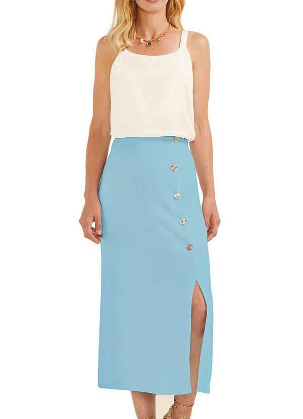 Marialícia - Blusa Feminina Regata Marialicia 184261 2037-Natural 3