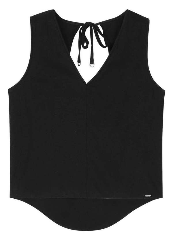 Marialícia - Blusa Feminina Regata Marialicia 184278 7001-Preto 3