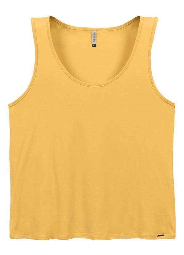 Marialícia - Blusa Feminina Regata Marialicia 52117 3567-Mostarda 2