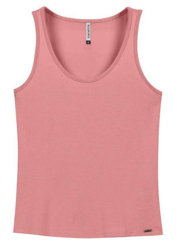 Marialícia - Blusa Feminina Regata Marialicia 52117 4118-Rosa-Blush