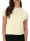 Malwee - Blusa Feminina Reta Malwee 1000120770 70422-Verde - variação: 00383-Off-White