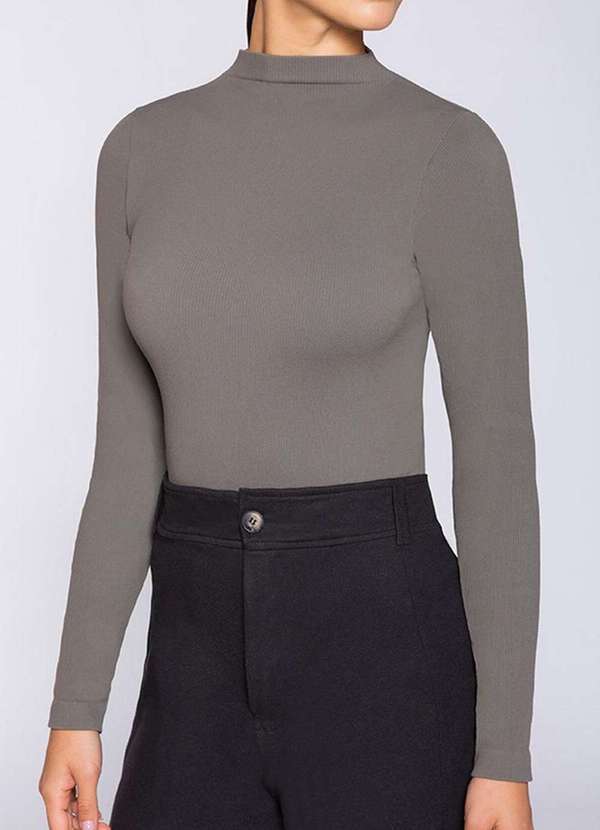 Lupo - Blusa Feminina Warm Loba 45264-001 4430-Caqui-Escuro