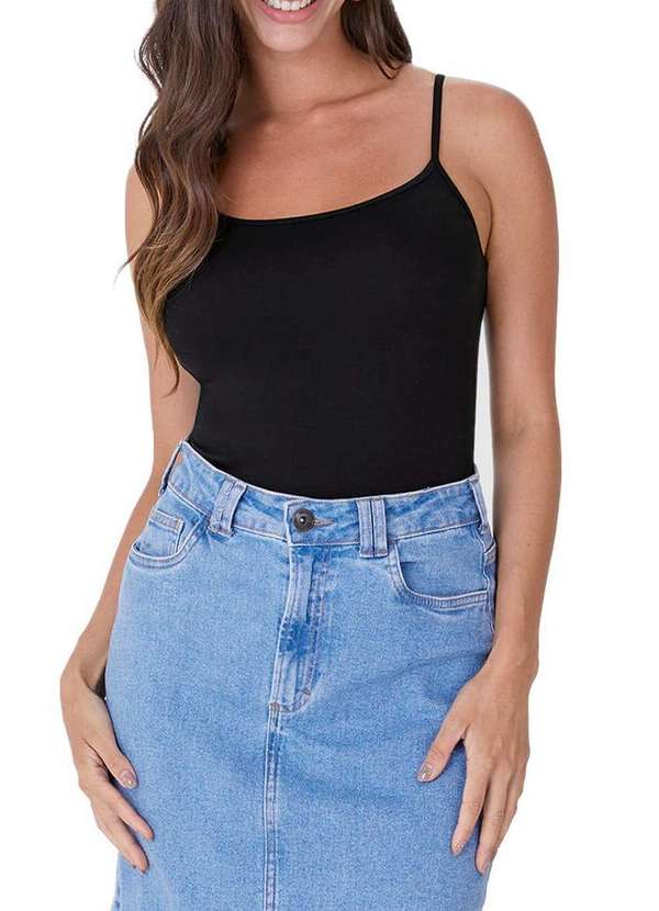 Malwee - Blusa Feminina Regata Malwee 1000004488 00004-Preto 4