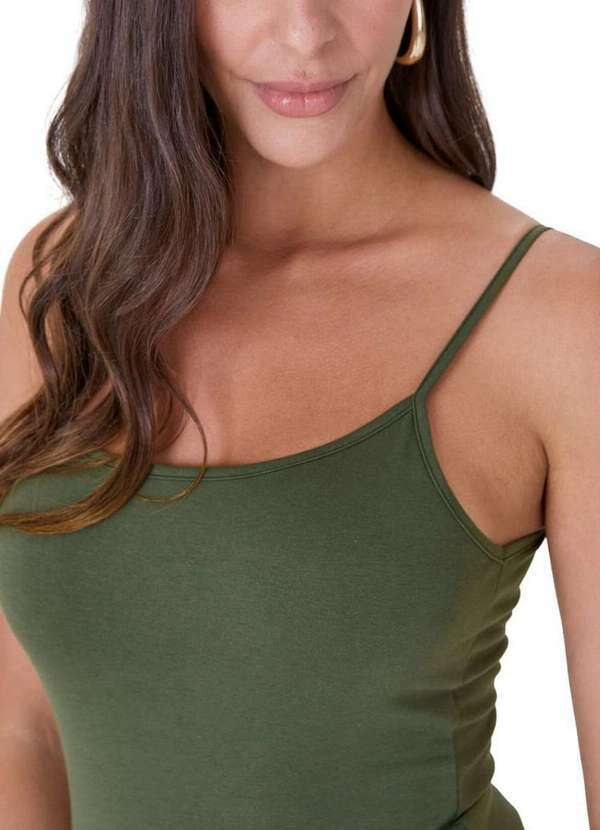 Malwee - Blusa Feminina Regata Malwee 1000004488 00005-Verde 3