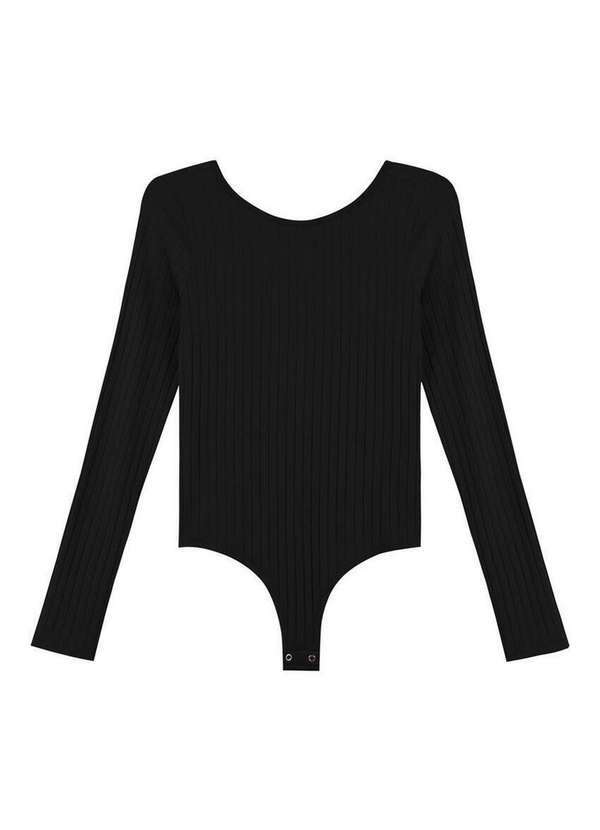 Marialícia - Body Feminino Marialicia 183310 7001-Preto