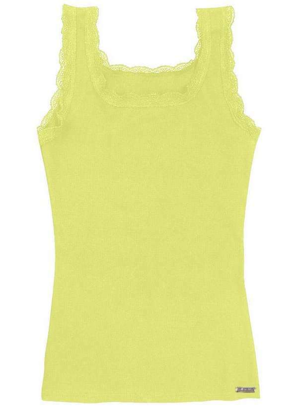 Malwee - Camiseta Feminina Regata Enfim 1000104059 02187-Verde