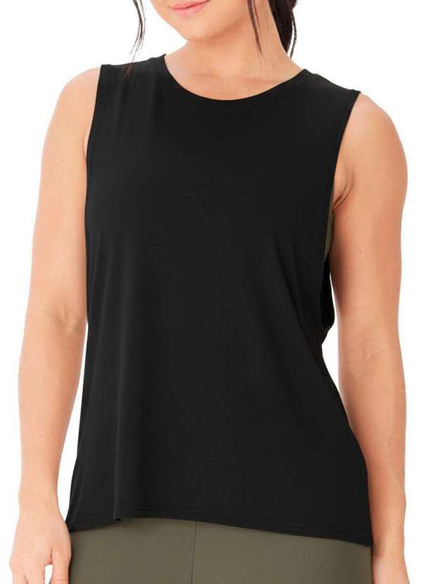 Enfim - Camiseta Feminina Regata Enfim 1000126976 00004-Preta