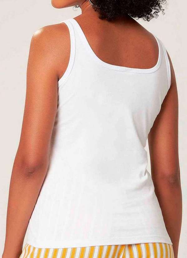 Malwee - Camiseta Feminina Regata Malwee 1000004494 00001-Branco 2