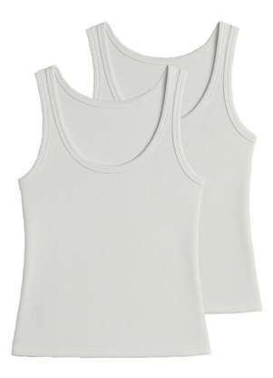 Hering Kit com Blusas Feminina Regata Hering N1te Branco