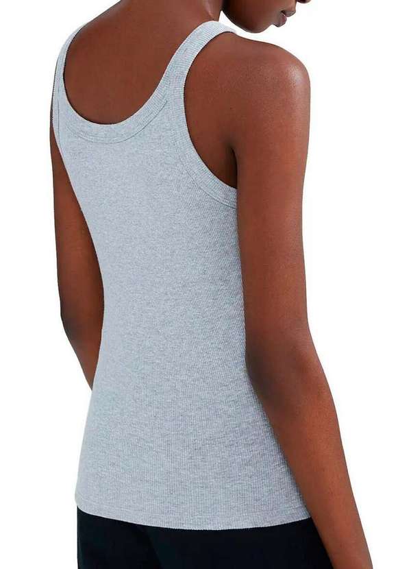 Hering - Kit com 3 Blusas Feminina Regata Hering N1te Mescla 3