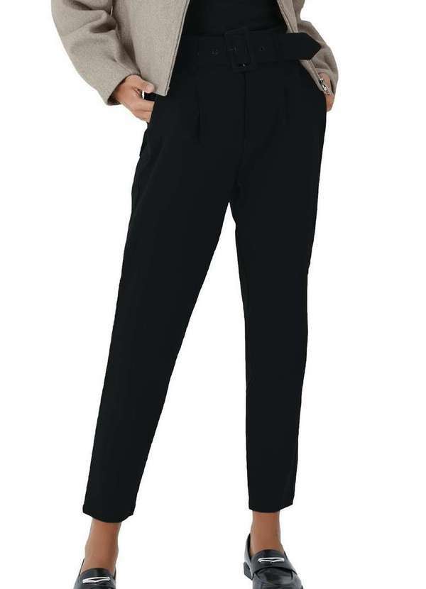 Malwee - Calça Feminina Alfaiataria Malwee 1000121261 00004-Preto