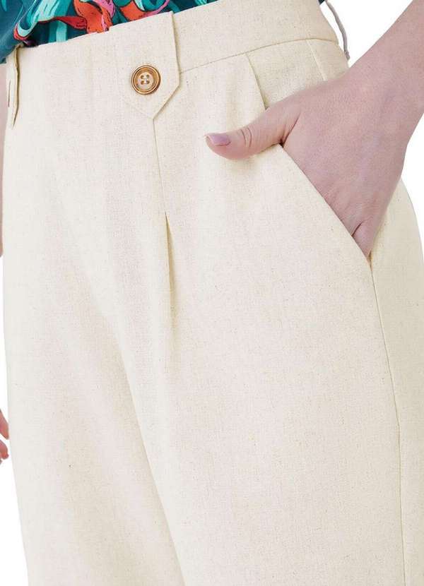 Malwee - Calça Feminina Alfaiataria Malwee 1000129154 00383-Off-White 3