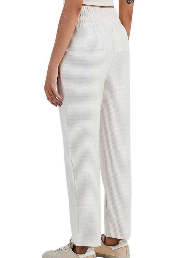 Hering - Calça Feminina Carrot Hering 07ck Nm2-Bege-Mescla 2