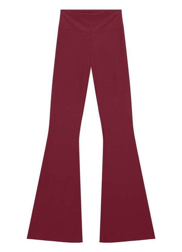 Enfim - Calça Feminina Flare Enfim 1000124396 01330-Bordô