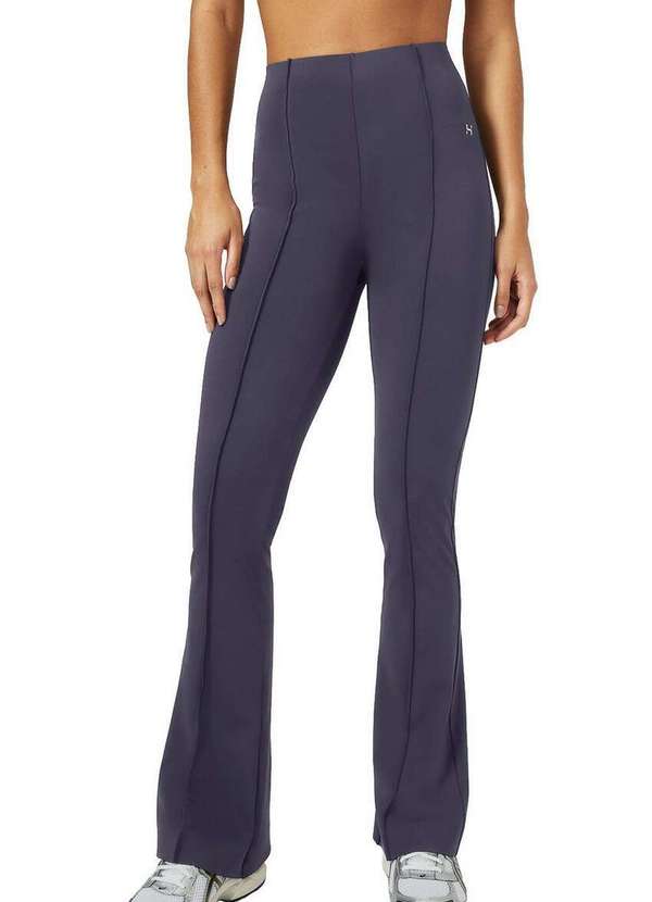 Hering - Calça Feminina Flare Hering Sc62 Nlr-Cinza-Escuro