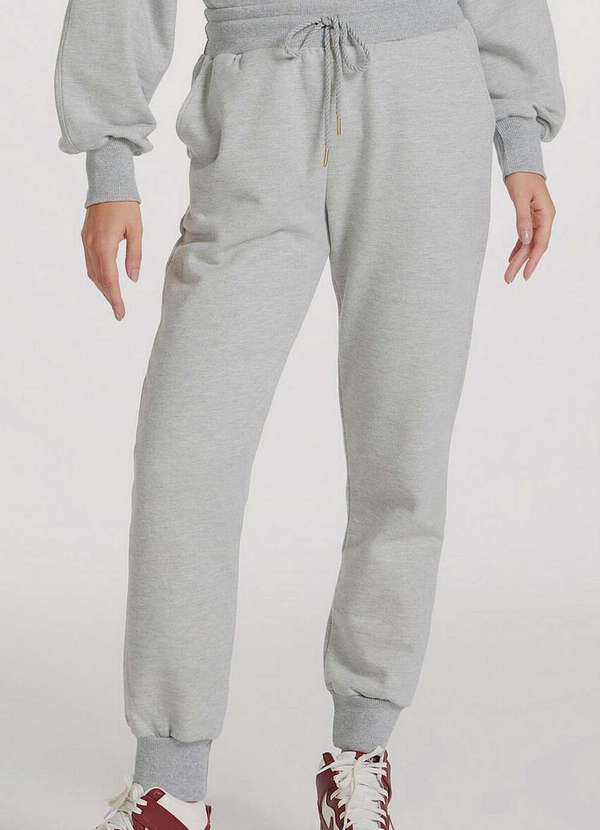 Hering - Calça Feminina Jogger Hering 05v2 M2h-Cinza