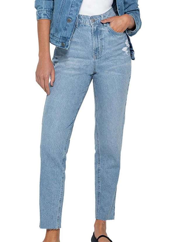Enfim - Calça Feminina Mom Enfim 1000117343 An67a-Jeans