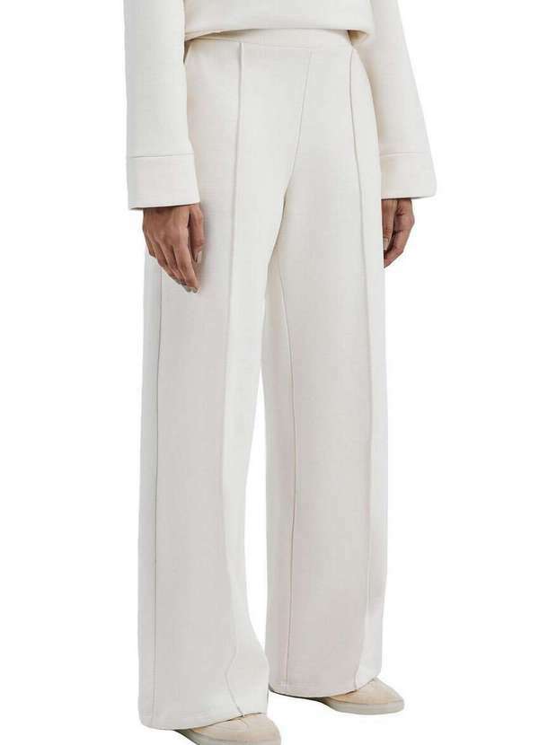 Hering - Calça Feminina Pantalona Hering 07c4 Nm2-Bege-Mescla
