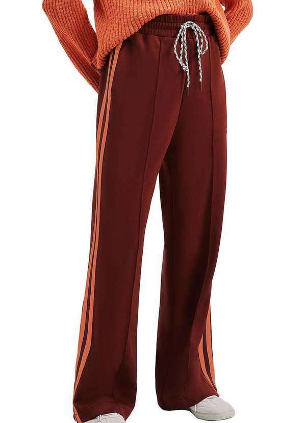 Hering - Calça Feminina Reta Hering K5k7 1c-Vermelho