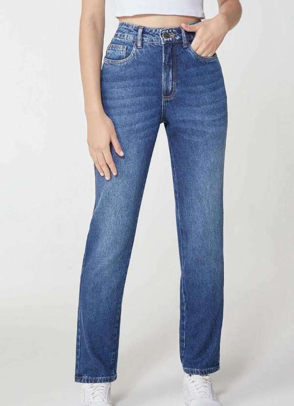 Enfim - Calça Feminina Reta Enfim 1000113922 An69a-Jeans