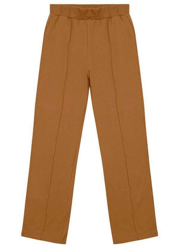 Enfim - Calça Feminina Reta Enfim 1000128698 00329-Camurça
