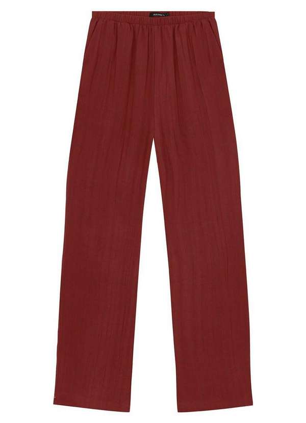 Malwee - Calça Feminina Reta Malwee 1000128202 02403-Bordô 3