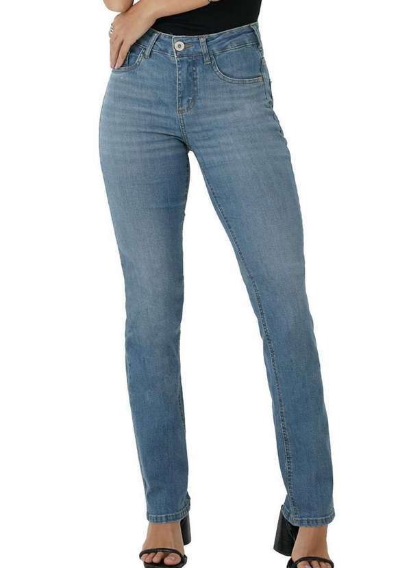 Malwee - Calça Feminina Reta Malwee 1000131840 An67a-Jeans