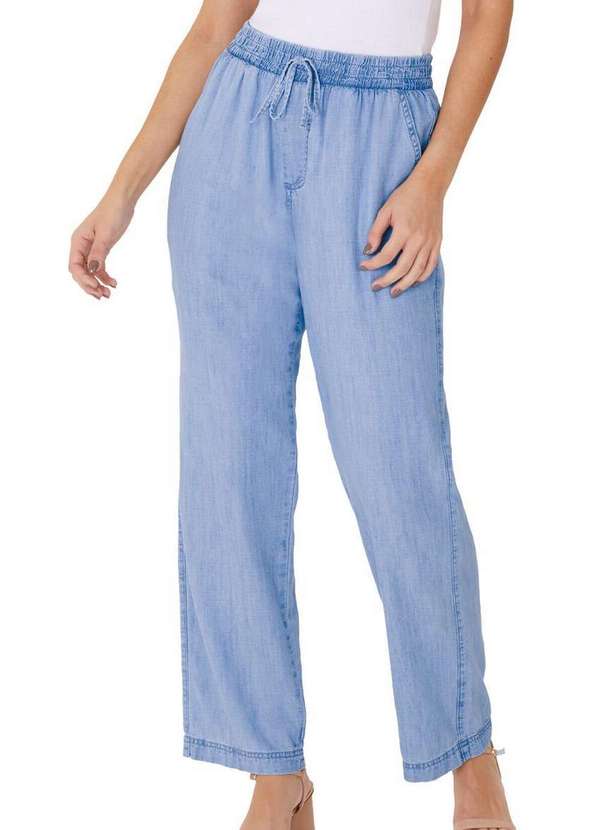 Malwee - Calça Feminina Reta Malwee 1000134183 An67a-Jeans